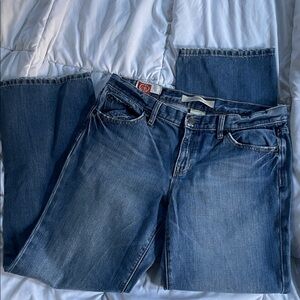 GAP Boyfriend Medium Wash Straight Leg Denim Jeans size 12